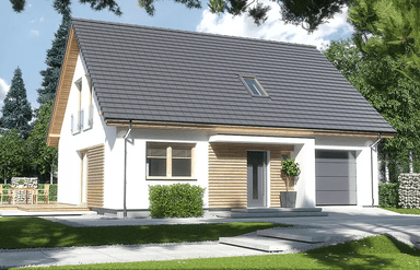 Wizualizacja domu jednorodzinnego Harmonia Nova A wersja Ytong