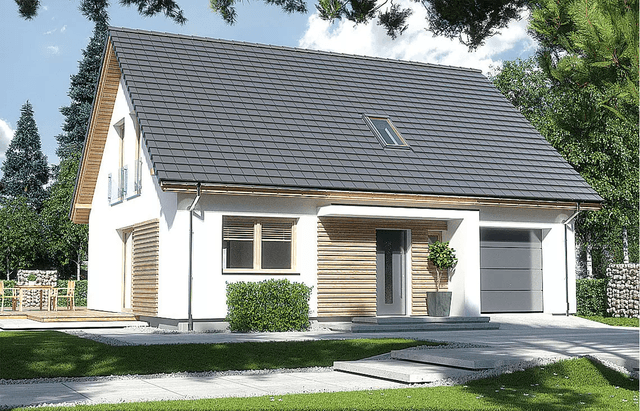 Projekt domu Harmonia Nova B strop monolityczny