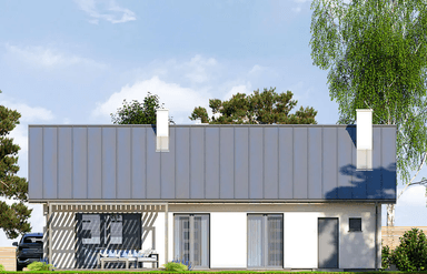 Elewacja boczna domu Inez 100