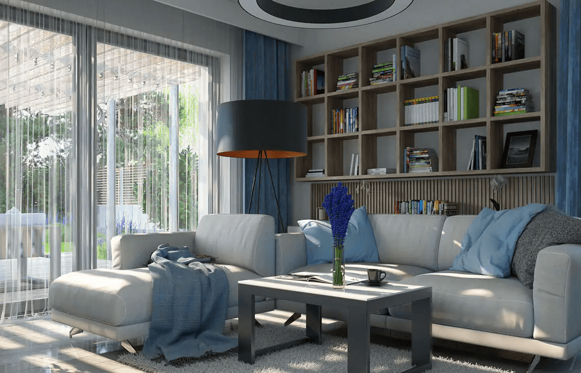 Wizualizacja domu jednorodzinnego Inez 100