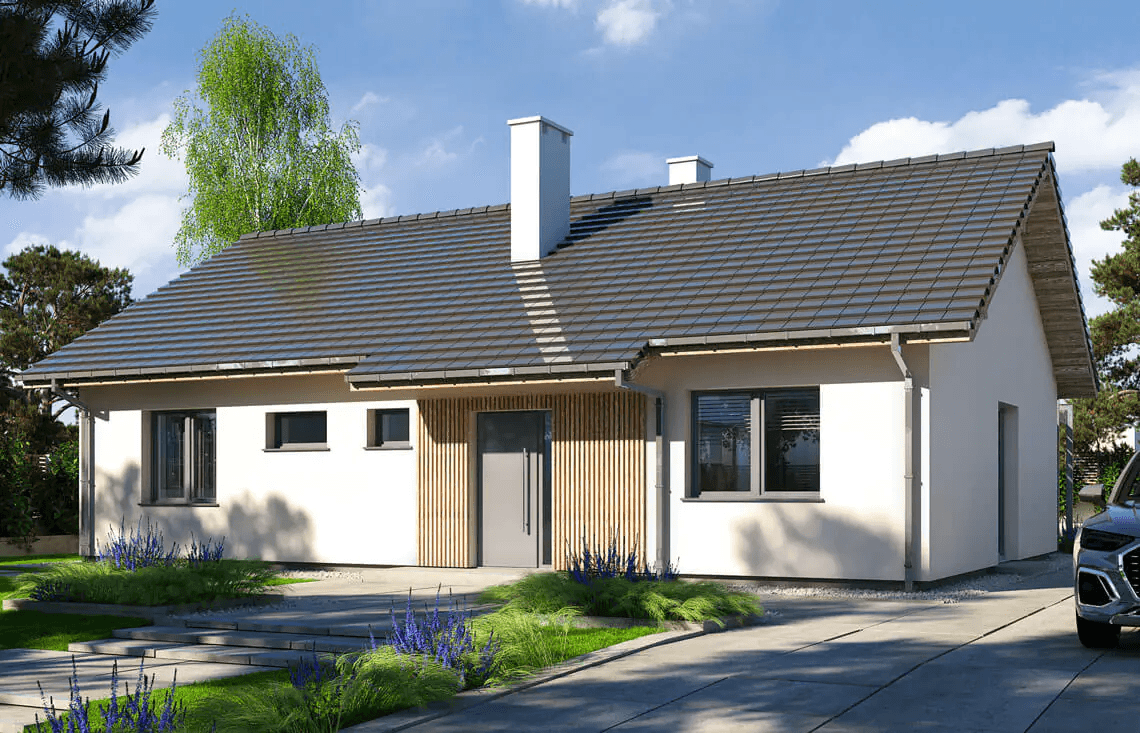 Wizualizacja domu jednorodzinnego Isia