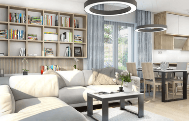 Wizualizacja domu jednorodzinnego Isia