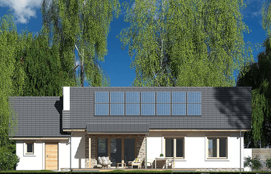 Elewacja ogrodowa domu Nina 2 Nova C Plus