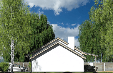 Elewacja boczna domu Nina 2 Nova C Plus