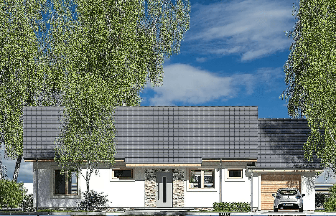 Elewacja frontowa domu Nina 2 Nova C Plus