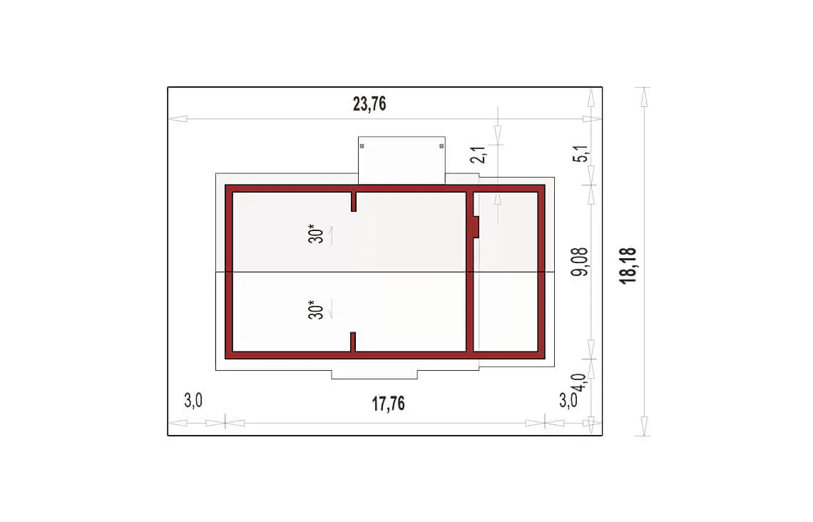 Usytuowanie domu na działce