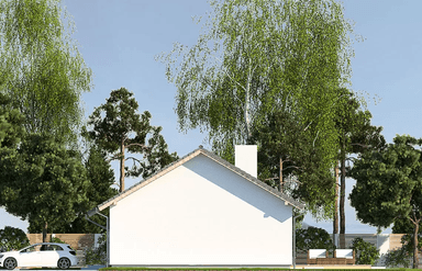 Elewacja boczna domu Nina D Plus 37