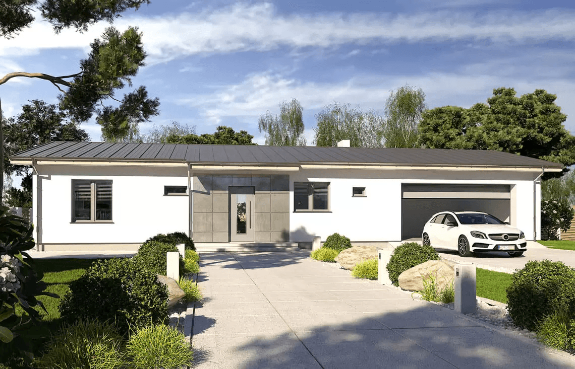 Wizualizacja domu jednorodzinnego Nina F Plus