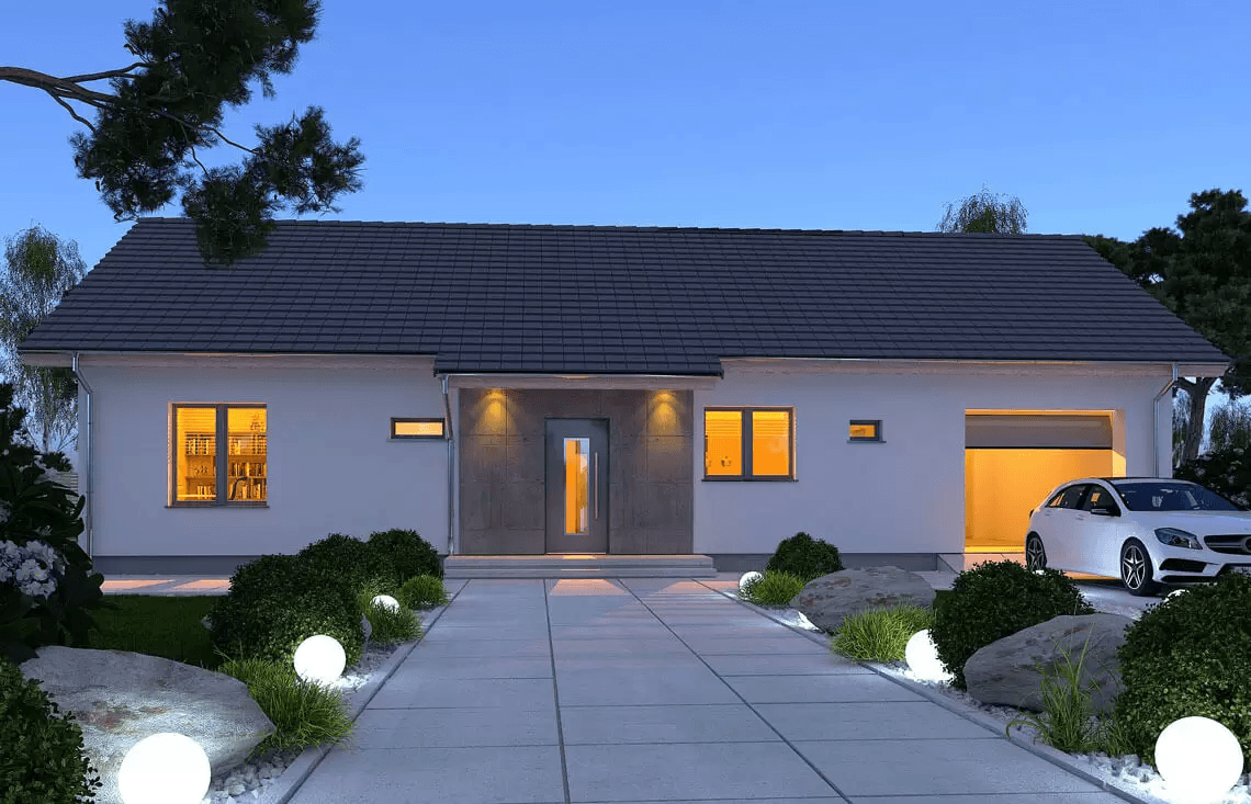 Wizualizacja projektu domu Nina D 37 Plus