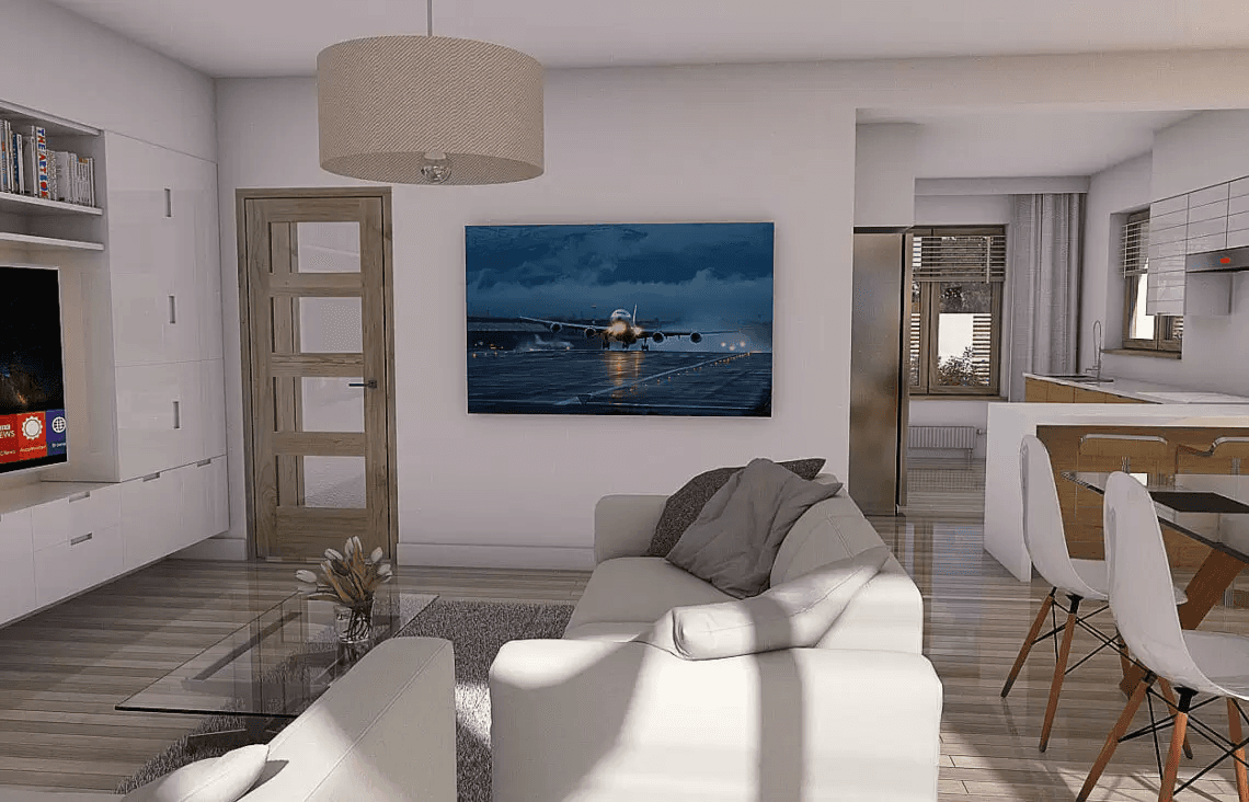 Wizualizacja domu jednorodzinnego Werbena Lux A