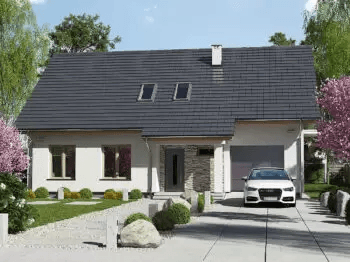 Wizualizacja domu jednorodzinnego Werbena Lux A