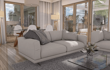 Wizualizacja slonu w projekcie domu jednorodzinnego Werbena a lux