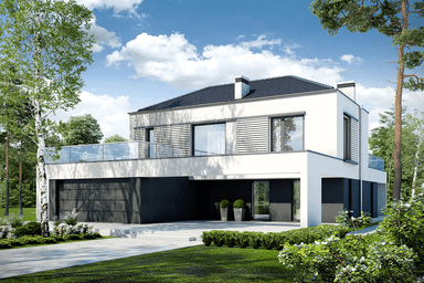 Wizualizacja domu DOPASOWANY_D34