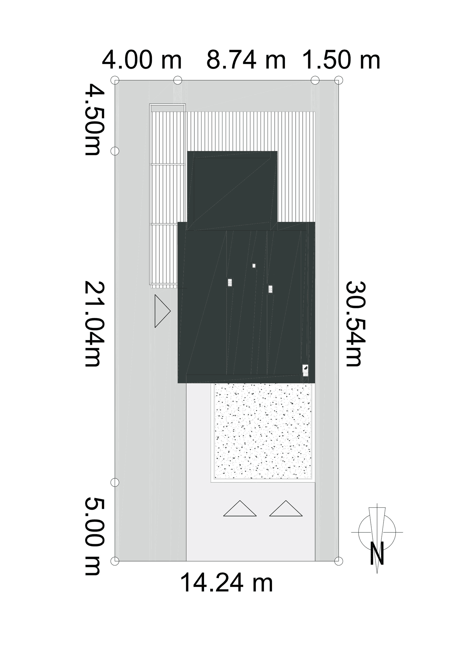 Usytuowanie domu na działce domu Elastyczny D26