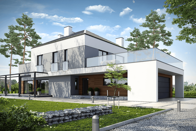 Projekt domu ELASTYCZNY D26 WARIANT I