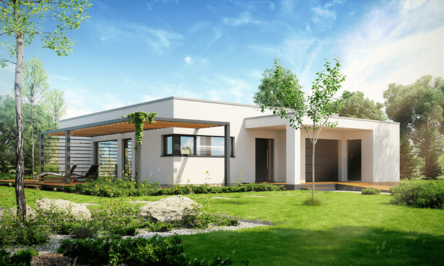 Projekt domu MODERNISTYCZNY D12