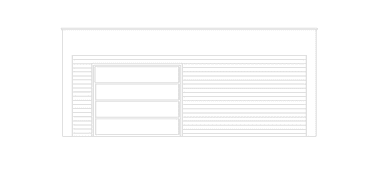Elewacja frontowa projektu garażu BK-2