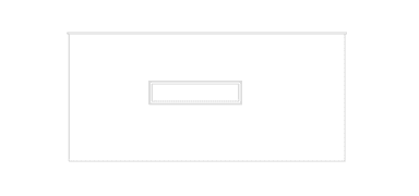 Elewacja lewa w projekcie garażu BK-2