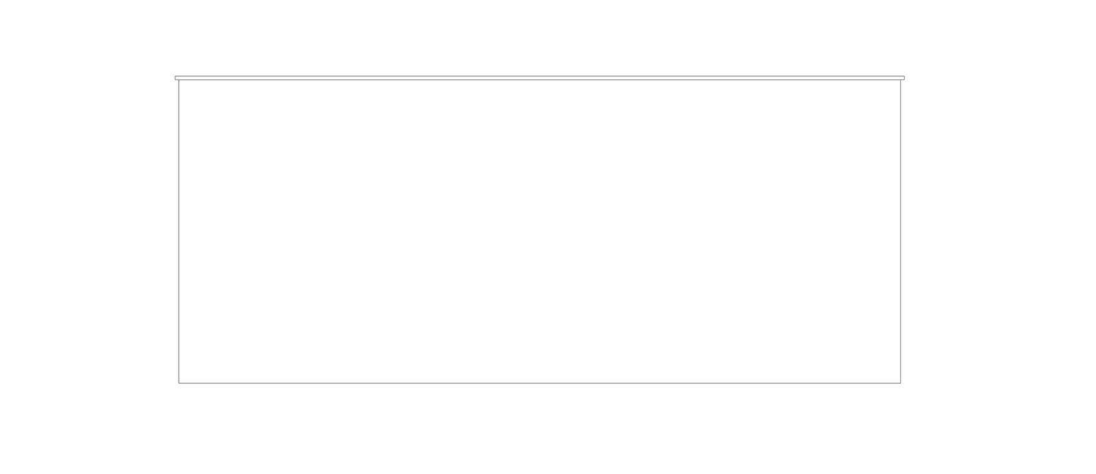 Elewacja tylna projektu garażu BK-2