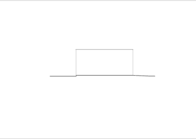 Elewacja lewa projektu garażu BK-9