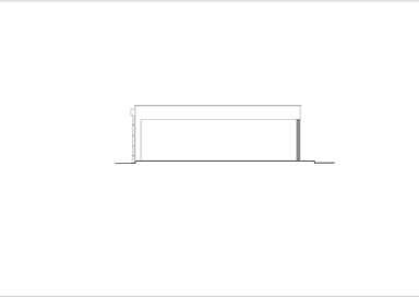 Elewacja frontowa projektu garażu BK-9