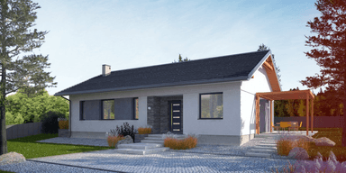 Wizualizacja domu jednorodzinnego Basicus I