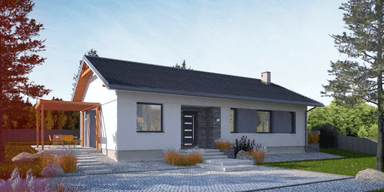 Wizualizacja domu jednorodzinnego Basicus I