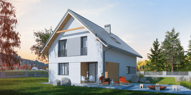 Wizualizacja domu jednorodzinnego Caprinus I