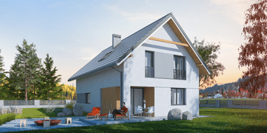 Wizualizacja domu jednorodzinnego Caprinus I