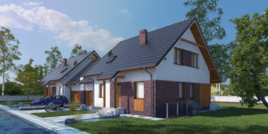 Wizualizacja domu jednorodzinnego Duplicatus II PG1