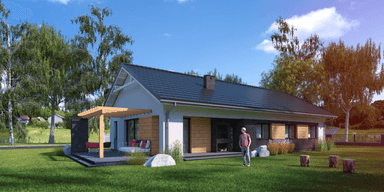 Wizualizacja domu jednorodzinnego Gelidus I PG2