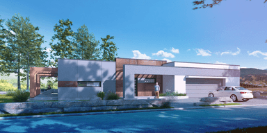 Wizualizacja domu jednorodzinnego Magneticus IV G2