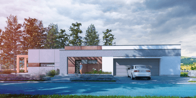 Wizualizacja domu jednorodzinnego Magneticus IV G2
