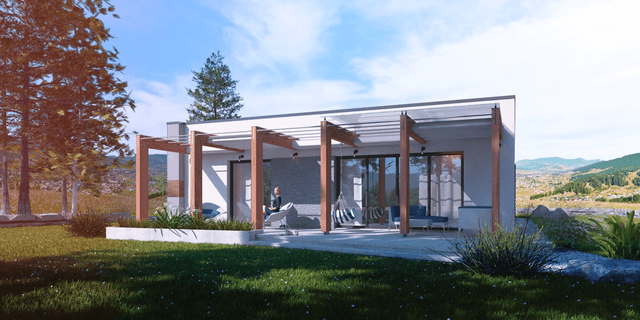 Wizualizacja domu jednorodzinnego Magneticus IV G2