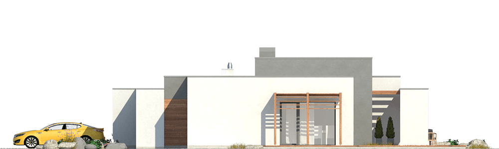 Elewacja boczna domu Illecebrosus I G2