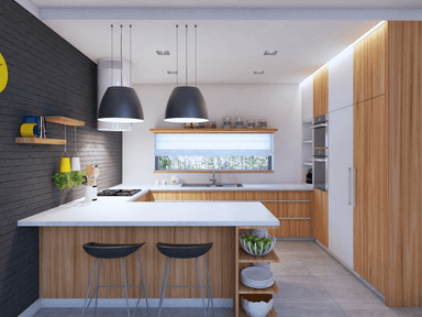 Projekt wnętrze kuchni w projekcie domu Illecebrosus I G2