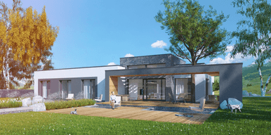Projekt domu nowoczesnego Illecebrosus IV G2