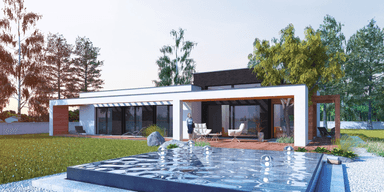 Projekt budynku widok na dom Illecebrosus III G2