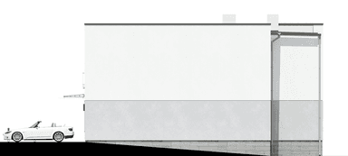 Elewacja boczna w budynku Oppidanus I G2