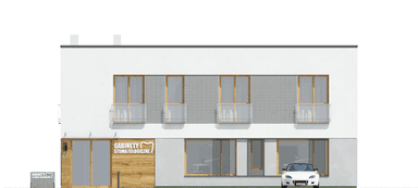 Elewacja frontowa budynku Oppidanus I g2