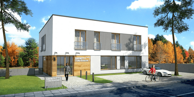 Projekt usługowo-mieszkalny Oppidanus I P