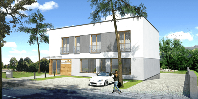 Budynek usługowo-mieszkalny projekt Oppidanus I G2