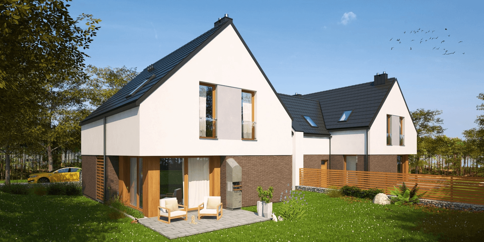 Wizualizacja domu jednorodzinnego Proximus I G1