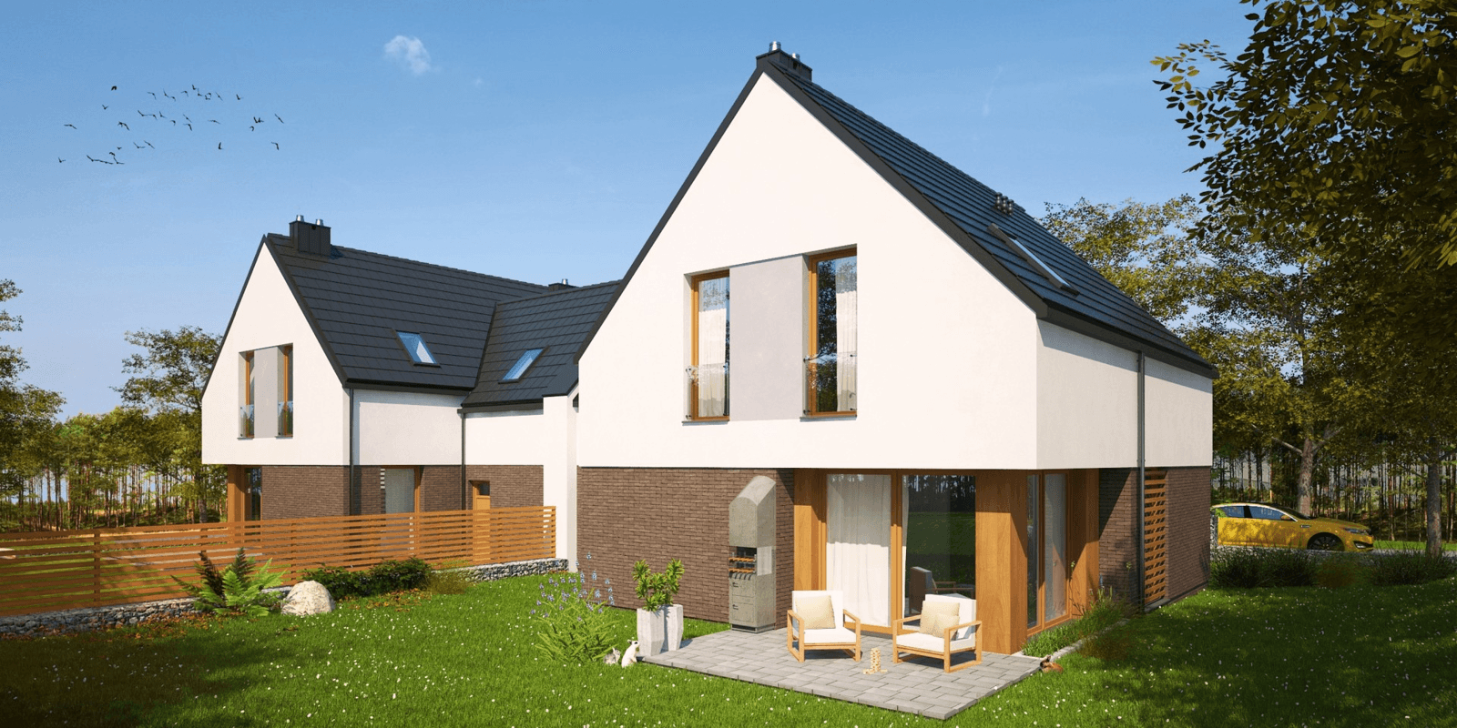 Wizualizacja domu jednorodzinnego Proximus I G1