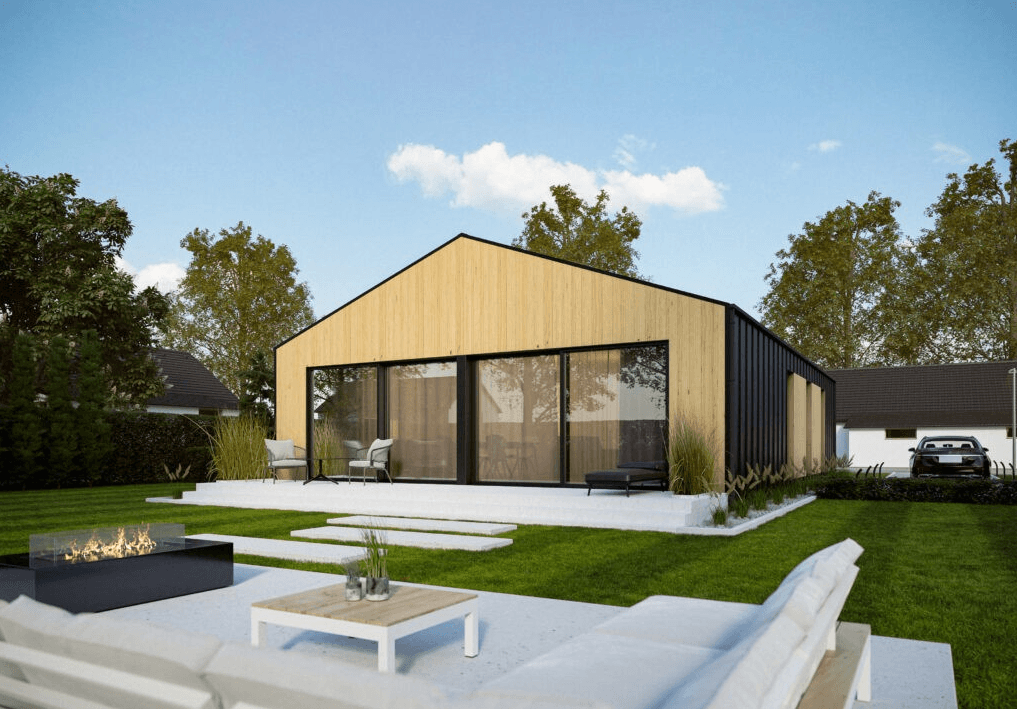 Wizualizacja domu modułowego ALM