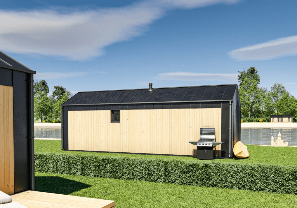 Domek modułowy na działkę inwestycyjną, domek wczasowy