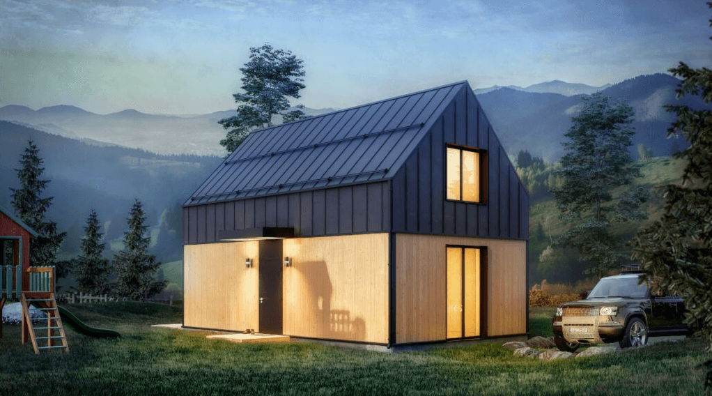 Realizacja domu modułowego UTEN