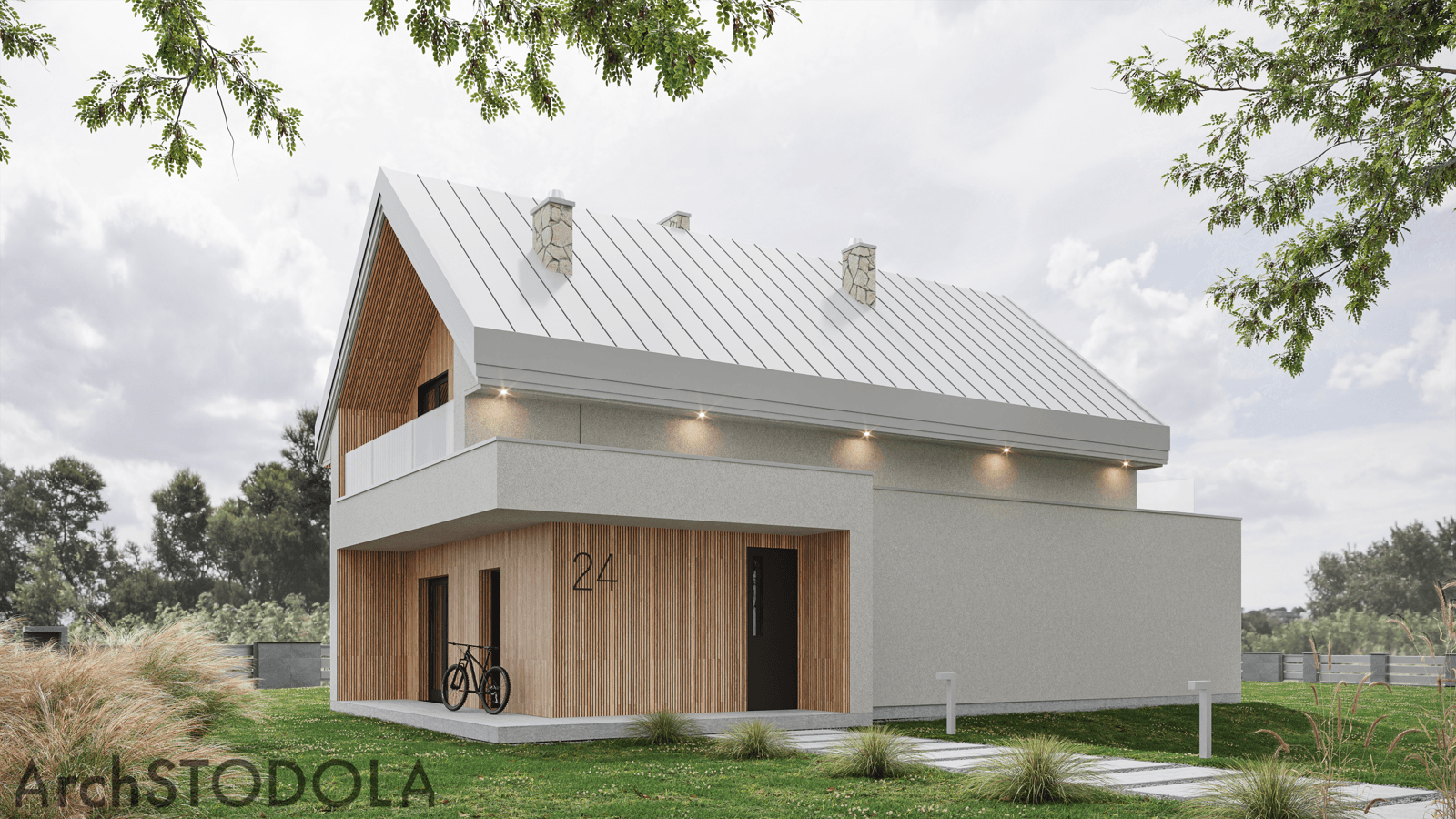 Projekt Nasza Stodoła S szkielet drewniany