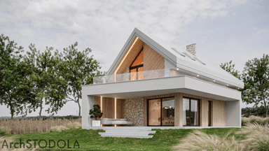 Projekt Stodoła S szkielet drewniany