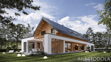 projekt NASZA STODOŁA pow. użytkowa 248,9 m2